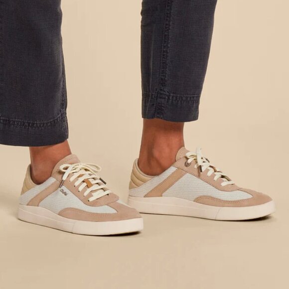 OluKai Shoes - NWT Olukai Kilea | Classic Court Sneakers | Color Tapa (Tan) Size 8.5